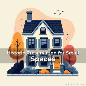 Artistic representation for Historic Preservation for Small Spaces