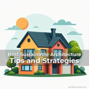 Artistic representation for Best Sustainable Architecture Tips and Strategies