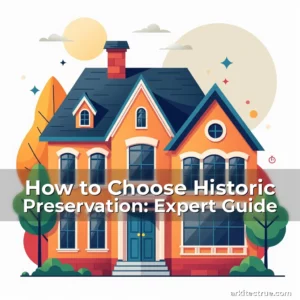 Artistic representation for How to Choose Historic Preservation: Expert Guide