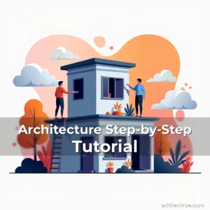 Artistic representation for Architecture Step-by-Step Tutorial