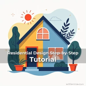 Artistic representation for Residential Design Step-by-Step Tutorial
