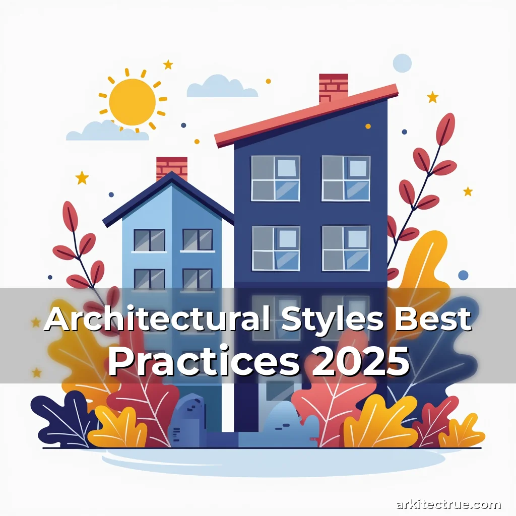 Artistic representation for Architectural Styles Best Practices 2025
