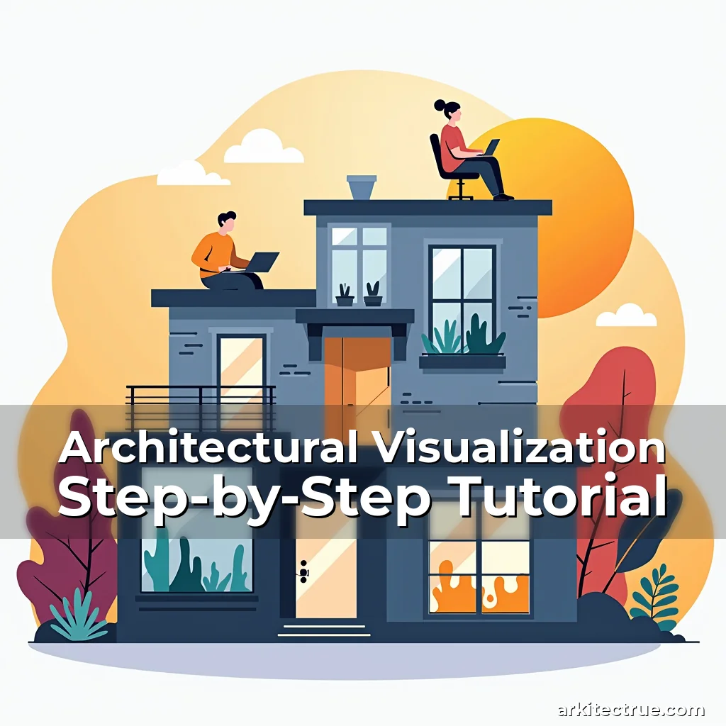 Artistic representation for Architectural Visualization Step-by-Step Tutorial