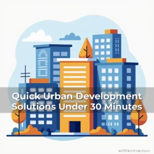 Artistic representation for Quick Urban Development Solutions Under 30 Minutes