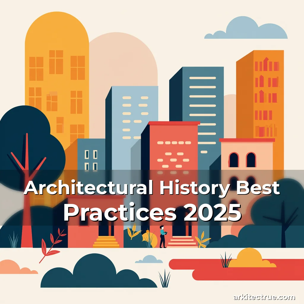 Artistic representation for Architectural History Best Practices 2025