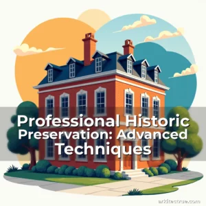 Artistic representation for Professional Historic Preservation: Advanced Techniques