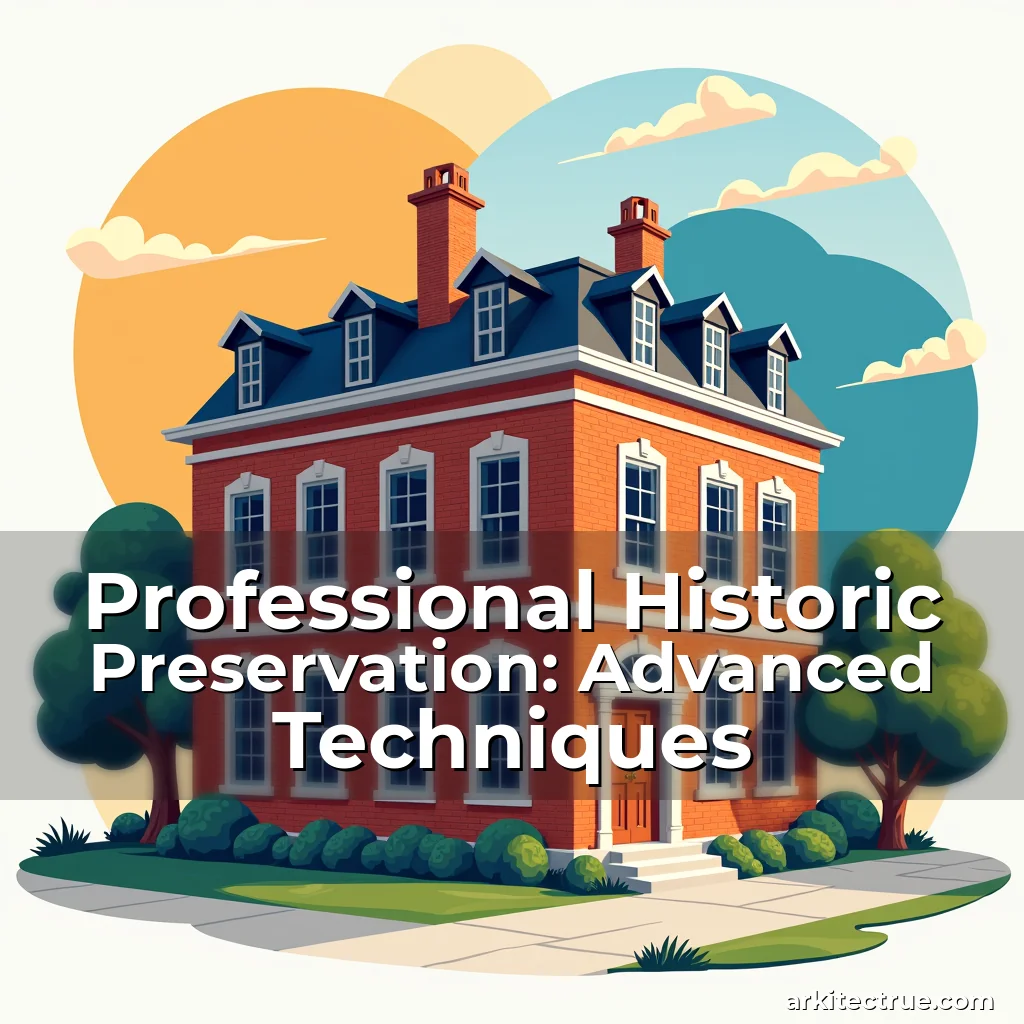 Artistic representation for Professional Historic Preservation: Advanced Techniques