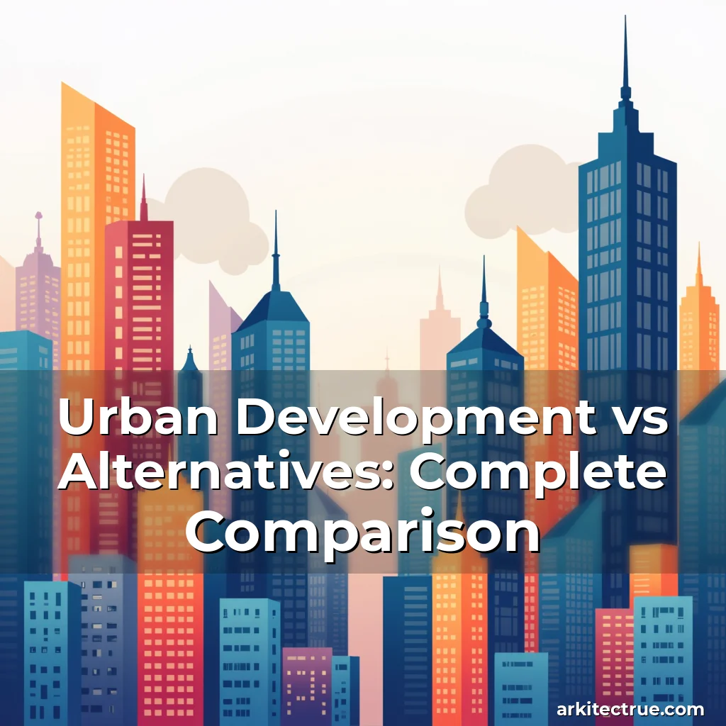 Artistic representation for Urban Development vs Alternatives: Complete Comparison