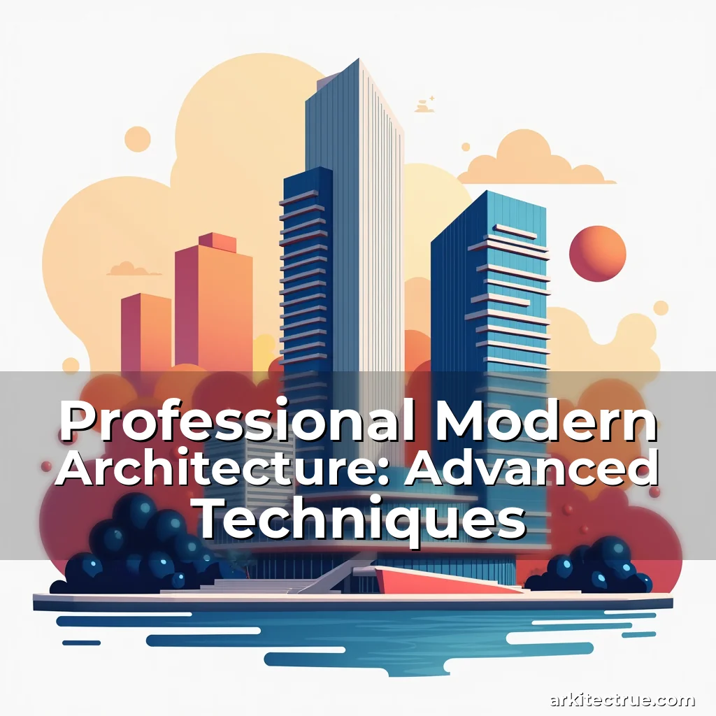 Artistic representation for Professional Modern Architecture: Advanced Techniques