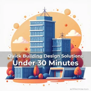 Artistic representation for Quick Building Design Solutions Under 30 Minutes