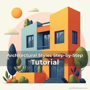 Artistic representation for Architectural Styles Step-by-Step Tutorial