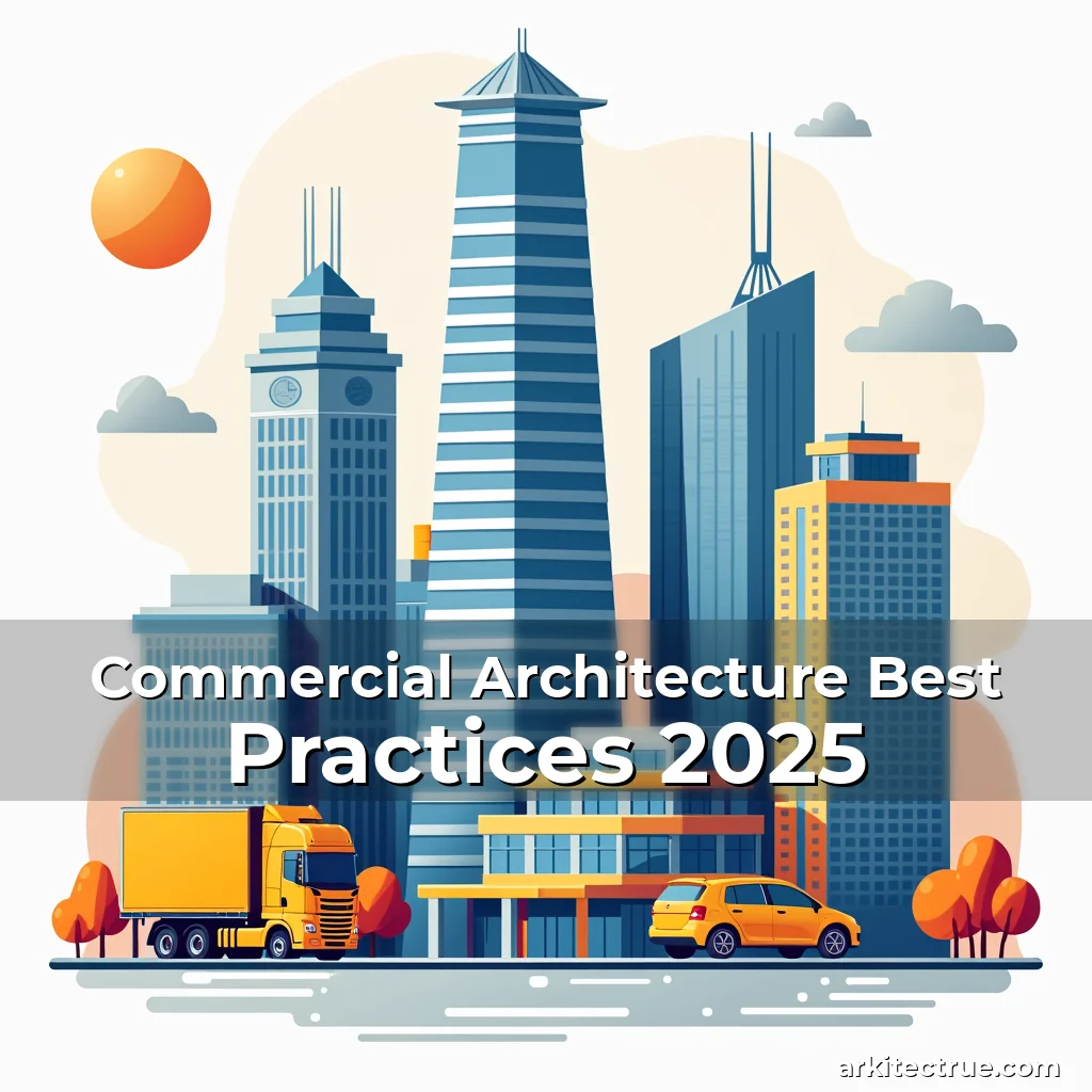 Artistic representation for Commercial Architecture Best Practices 2025