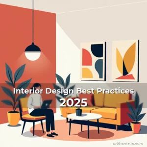 Artistic representation for Interior Design Best Practices 2025