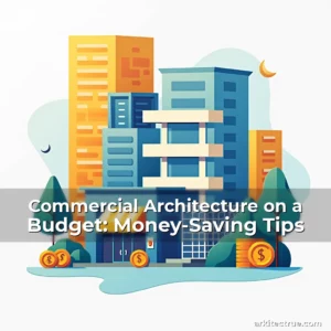 Artistic representation for Commercial Architecture on a Budget: Money-Saving Tips