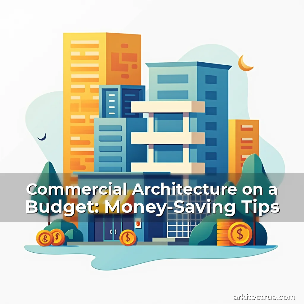 Artistic representation for Commercial Architecture on a Budget: Money-Saving Tips