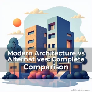 Artistic representation for Modern Architecture vs Alternatives: Complete Comparison