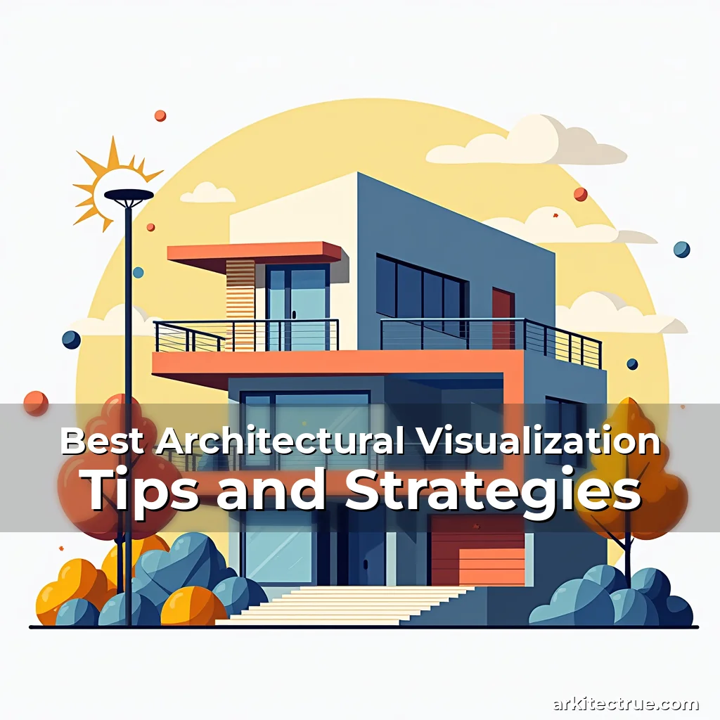 Artistic representation for Best Architectural Visualization Tips and Strategies
