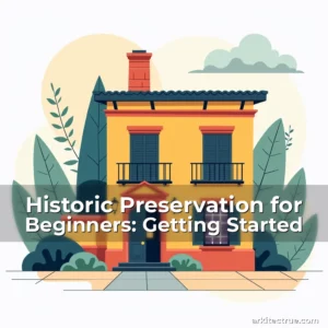 Artistic representation for Historic Preservation for Beginners: Getting Started