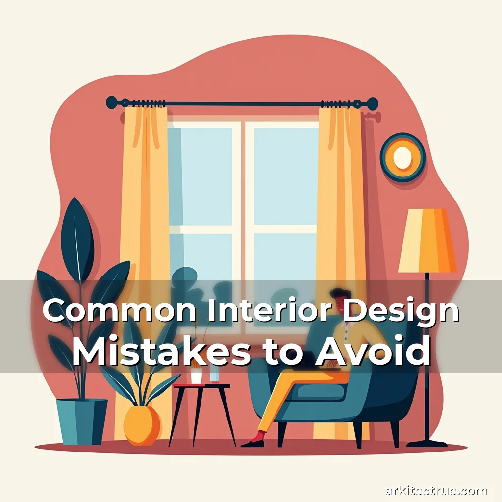 Artistic representation for Common Interior Design Mistakes to Avoid