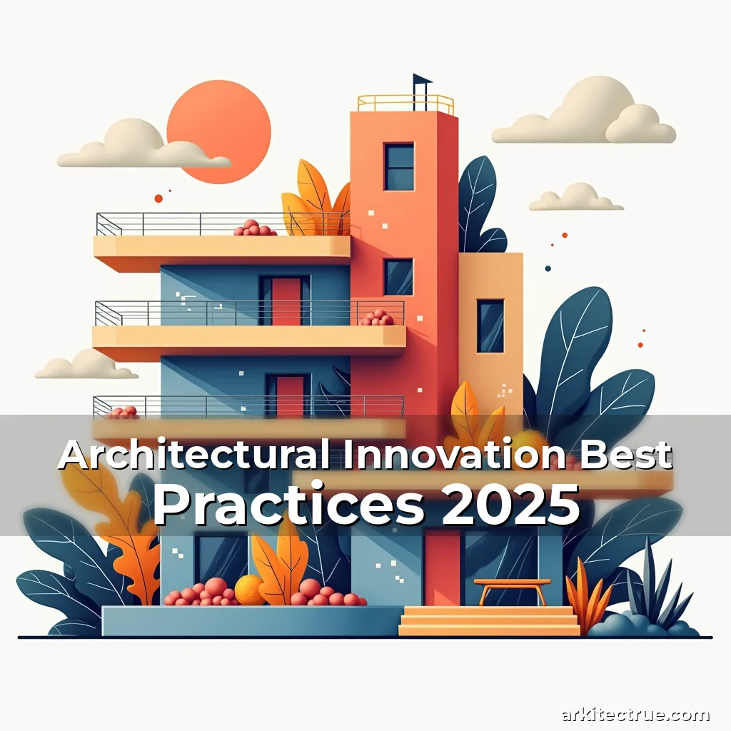 Artistic representation for Architectural Innovation Best Practices 2025