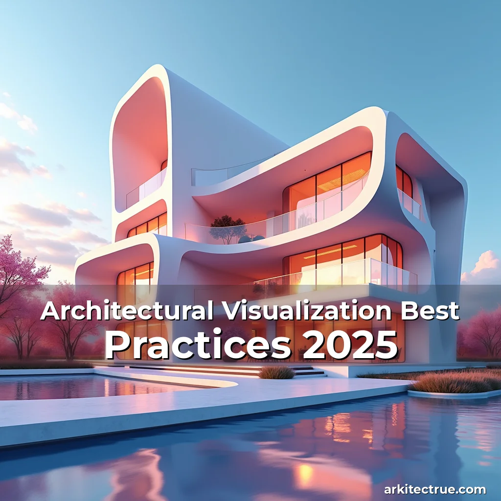 Artistic representation for Architectural Visualization Best Practices 2025