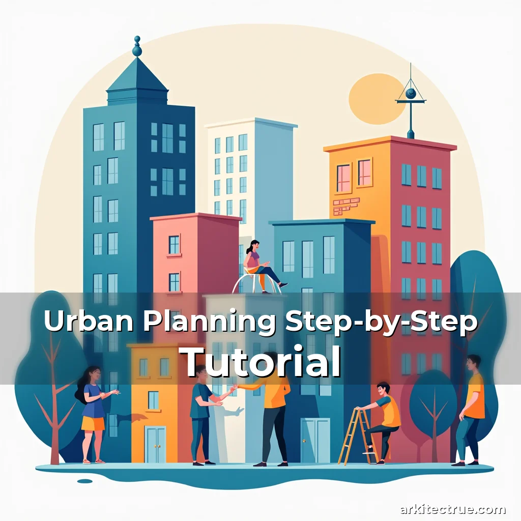 Artistic representation for Urban Planning Step-by-Step Tutorial