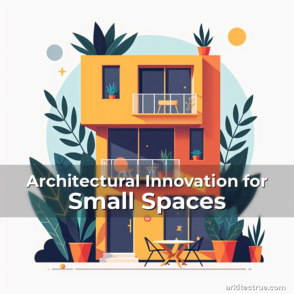Artistic representation for Architectural Innovation for Small Spaces