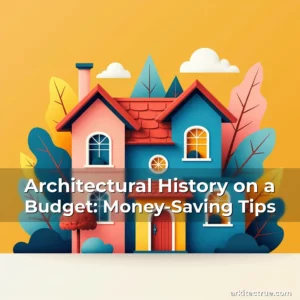 Artistic representation for Architectural History on a Budget: Money-Saving Tips