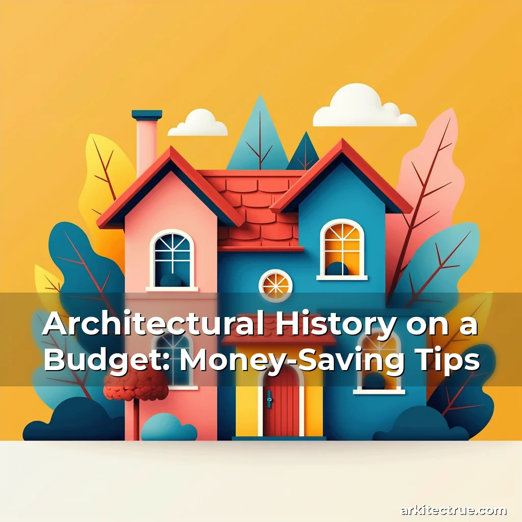 Artistic representation for Architectural History on a Budget: Money-Saving Tips