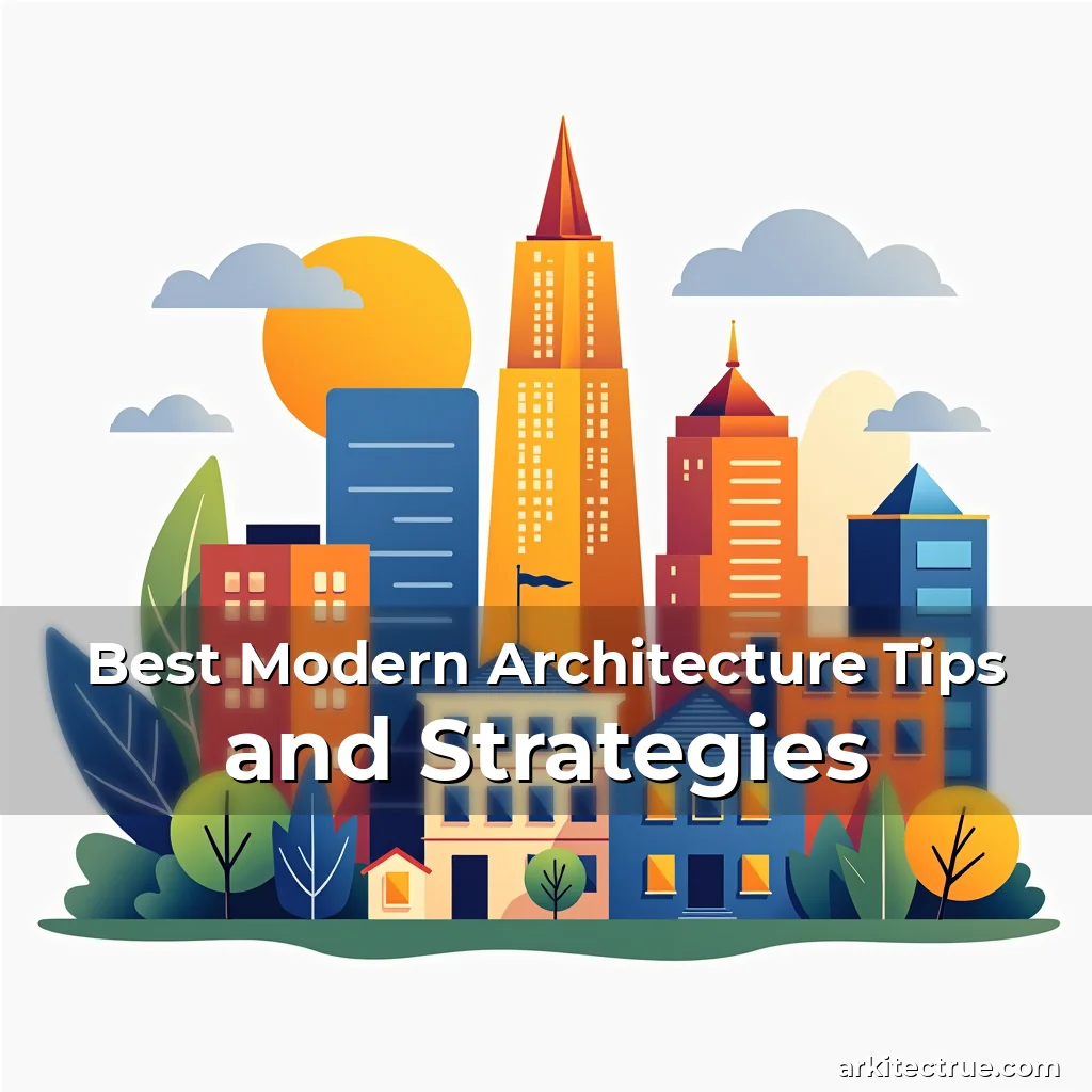 Artistic representation for Best Modern Architecture Tips and Strategies
