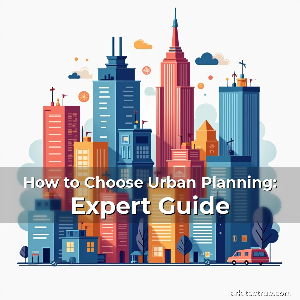 Artistic representation for How to Choose Urban Planning: Expert Guide