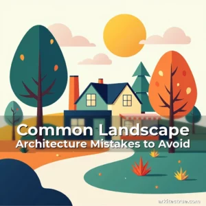 Artistic representation for Common Landscape Architecture Mistakes to Avoid