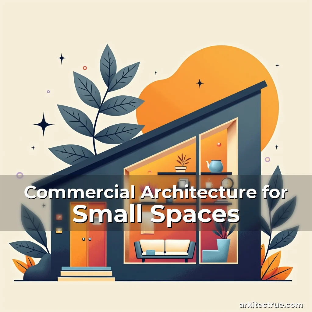 Artistic representation for Commercial Architecture for Small Spaces