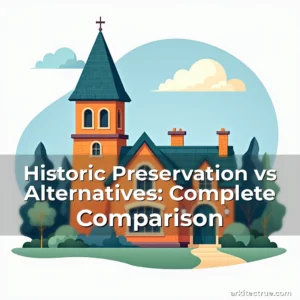 Artistic representation for Historic Preservation vs Alternatives: Complete Comparison