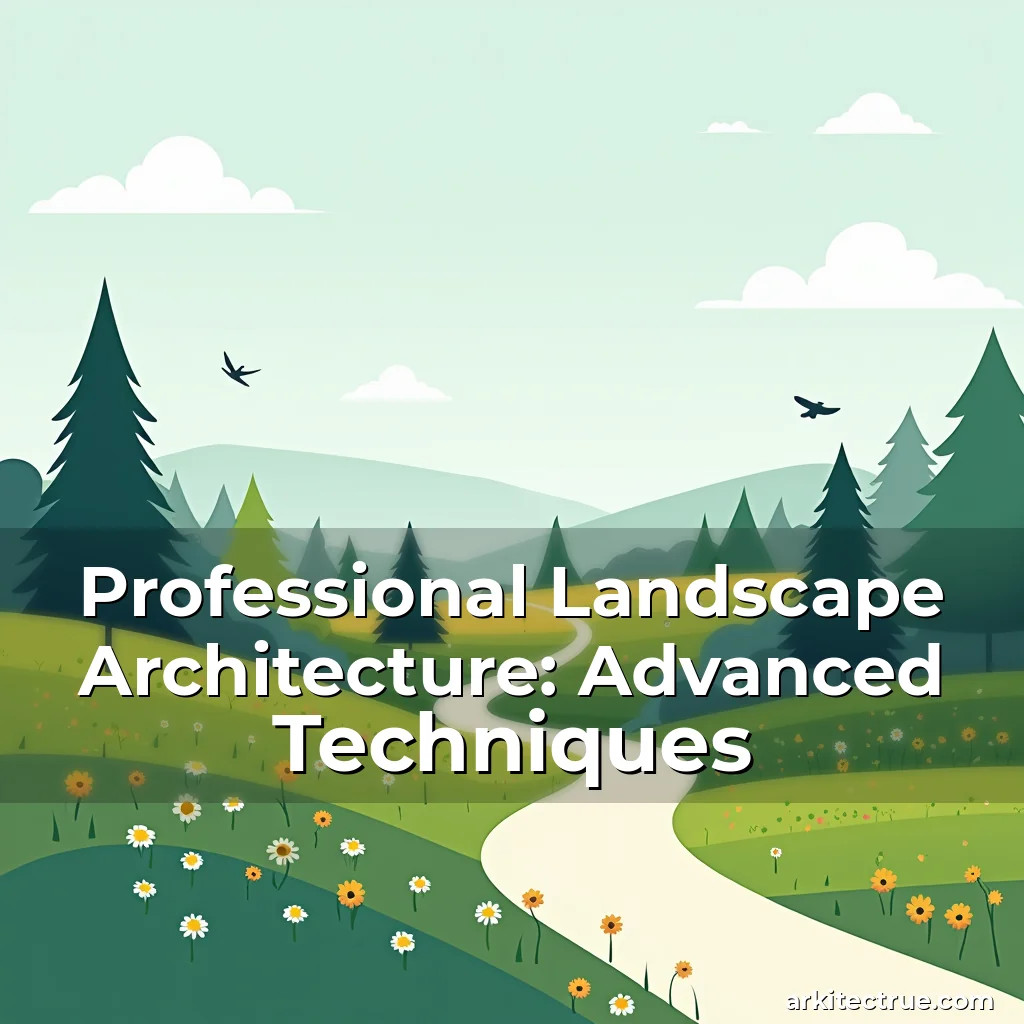 Artistic representation for Professional Landscape Architecture: Advanced Techniques
