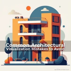 Artistic representation for Common Architectural Visualization Mistakes to Avoid