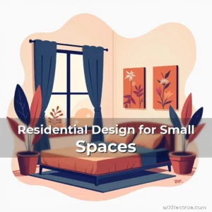 Artistic representation for Residential Design for Small Spaces