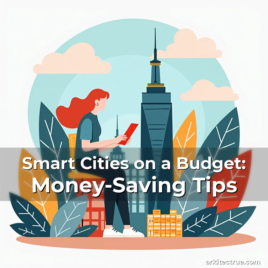 Artistic representation for Smart Cities on a Budget: Money-Saving Tips