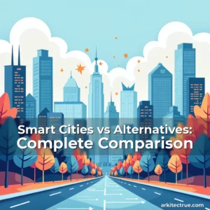 Artistic representation for Smart Cities vs Alternatives: Complete Comparison