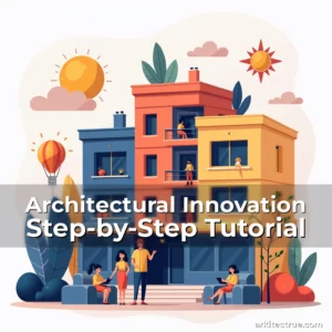 Artistic representation for Architectural Innovation Step-by-Step Tutorial