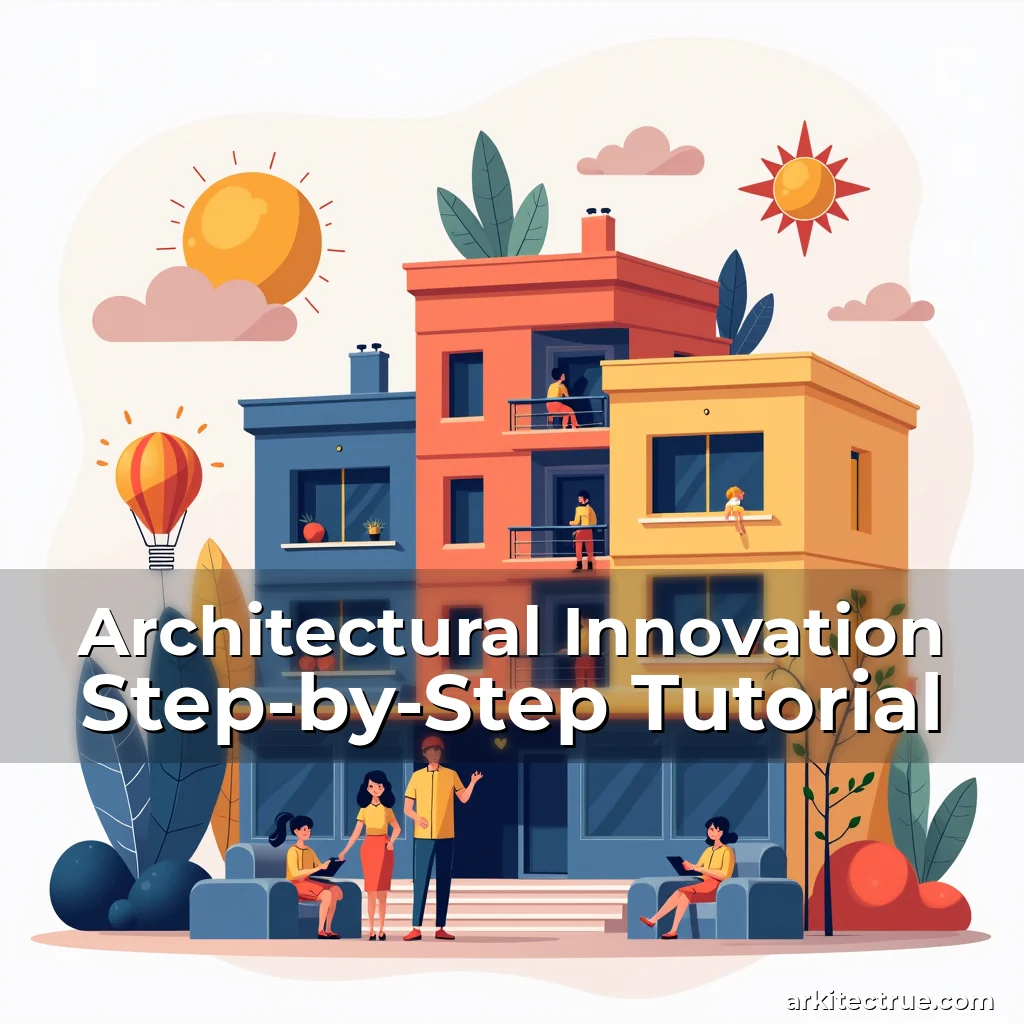 Artistic representation for Architectural Innovation Step-by-Step Tutorial