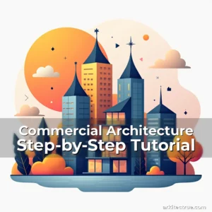 Artistic representation for Commercial Architecture Step-by-Step Tutorial