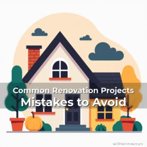 Artistic representation for Common Renovation Projects Mistakes to Avoid