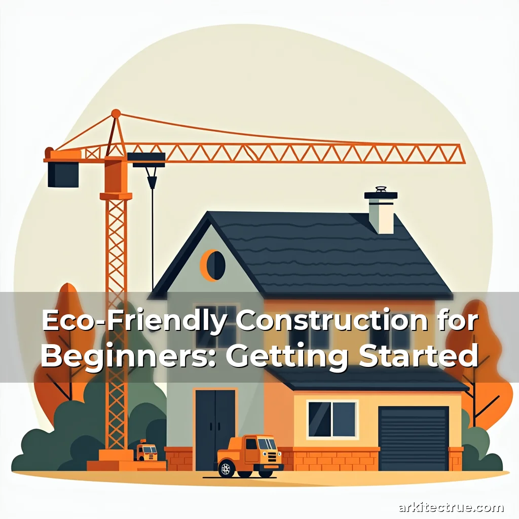 Artistic representation for Eco-Friendly Construction for Beginners: Getting Started