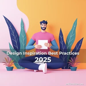 Artistic representation for Design Inspiration Best Practices 2025