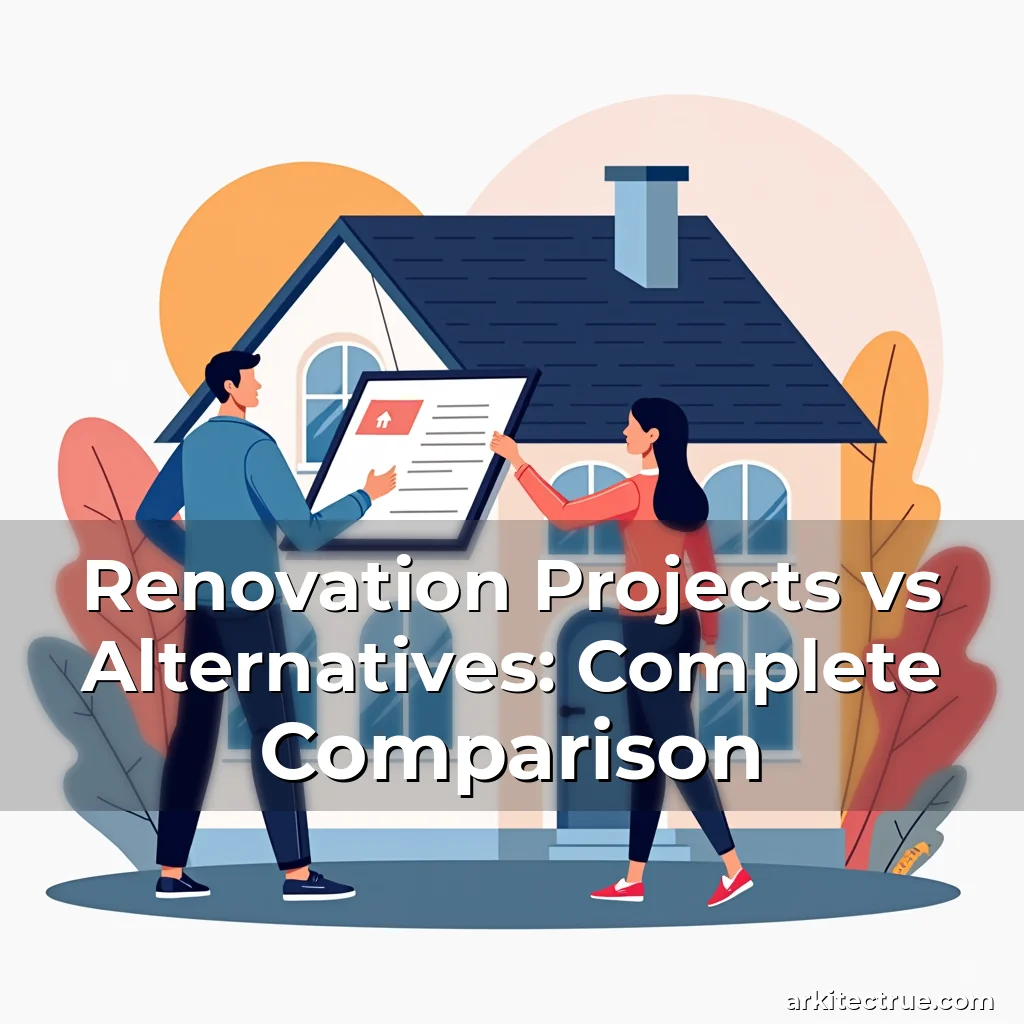 Artistic representation for Renovation Projects vs Alternatives: Complete Comparison