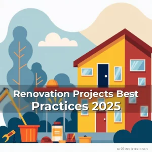 Artistic representation for Renovation Projects Best Practices 2025