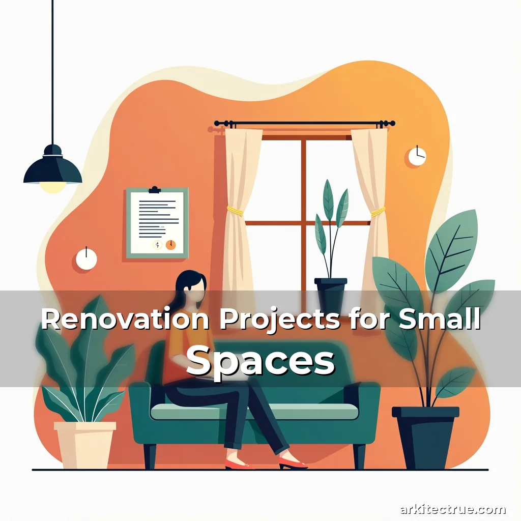 Artistic representation for Renovation Projects for Small Spaces
